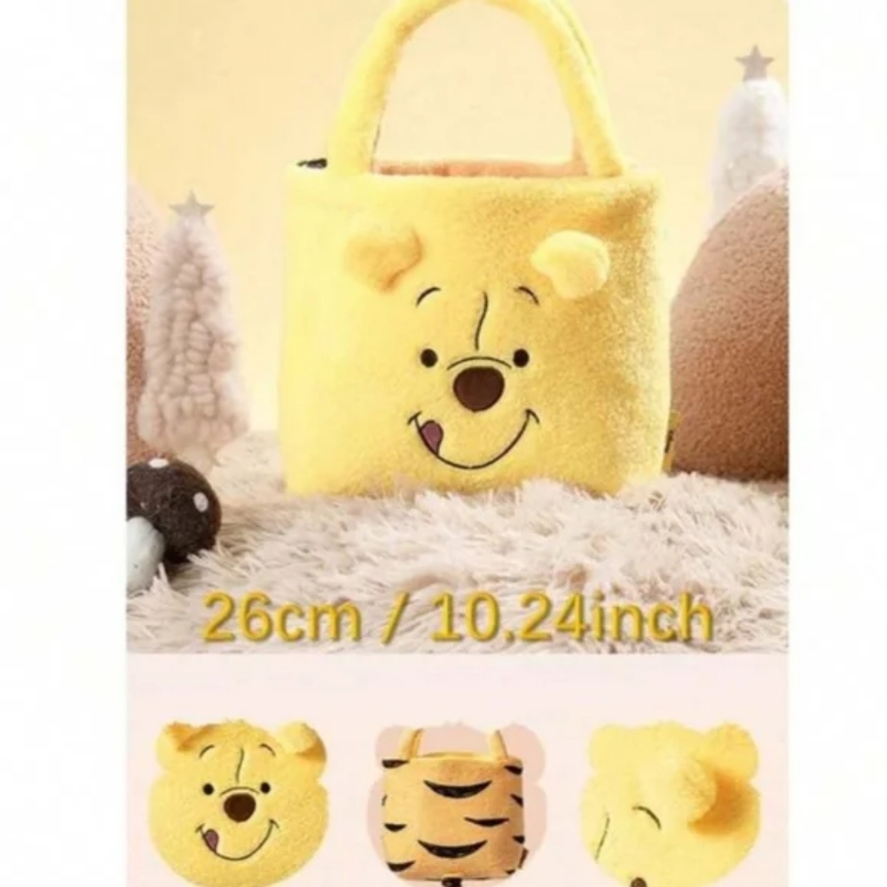 Winnie-the-Pooh Furry Tote - Picture 9 of 12